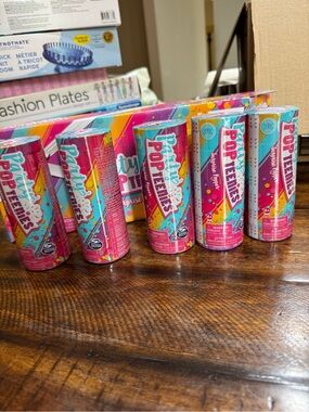 Surprise Party Poppers - Pink Party Confetti Canister